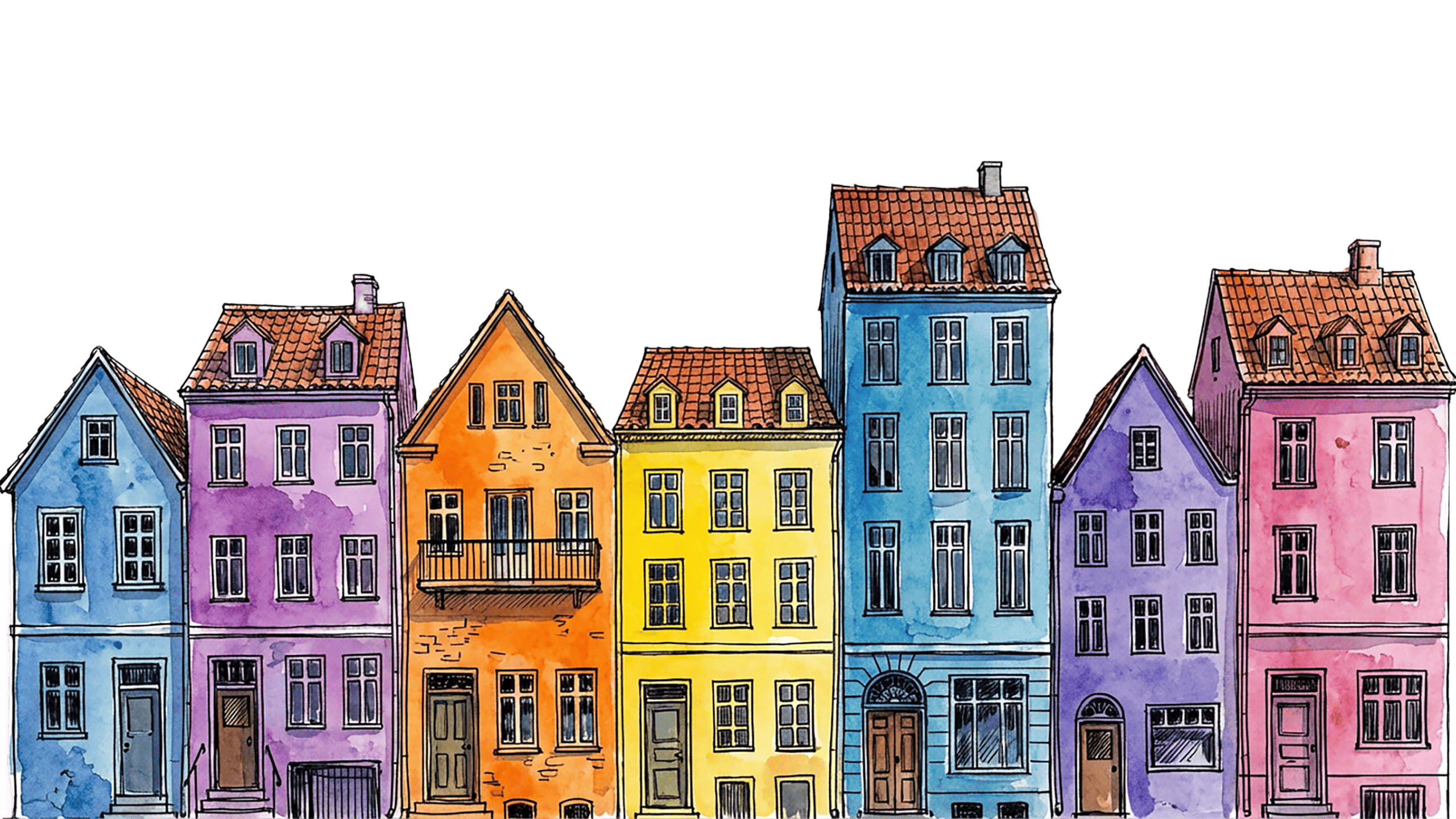 Color houses - Caminito - Nyhavn